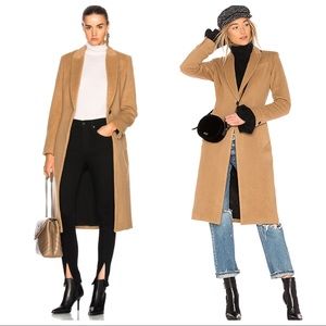 rag & bone Camel Long Pea Coat